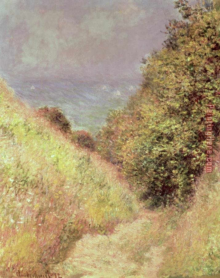 Claude Monet Chemin de la Cavee Pourville